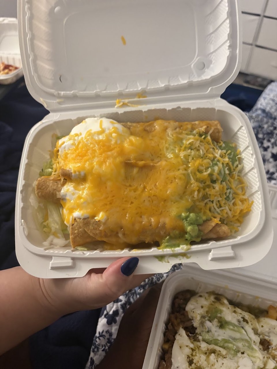 Beef Taquitos with Cheese Toppings